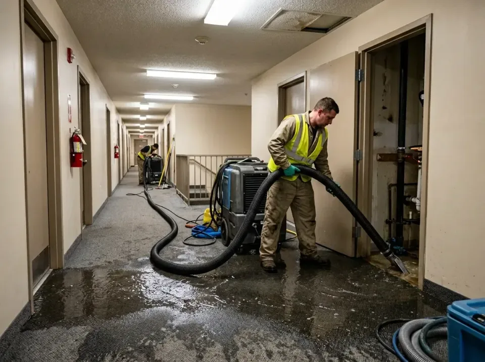 multi-unit-apartment-hallway-f-005 — frequently asked questions, Emergency Burst Pipe Water Extraction & Removal in Jesup, GA